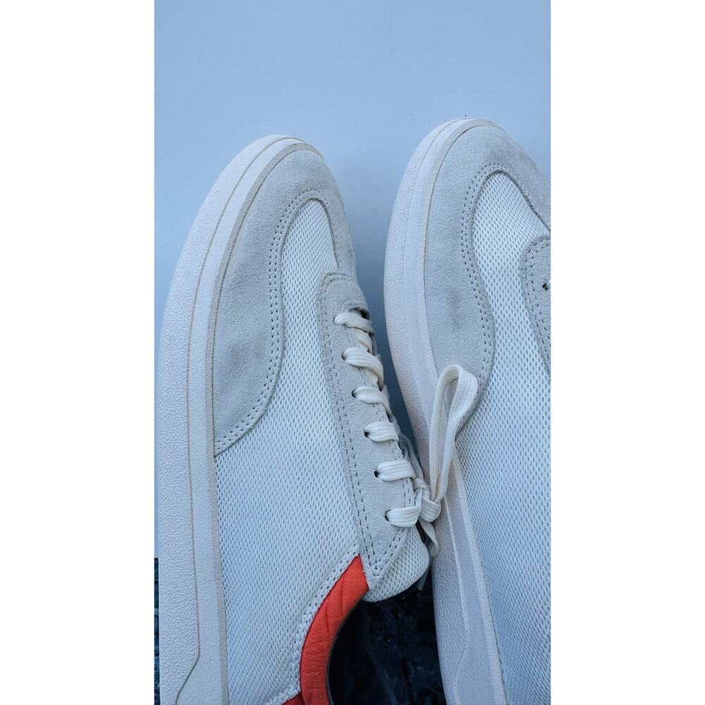 Olukai Punini White Orange Sneakers Mens Size 8 - Picture 12 of 14